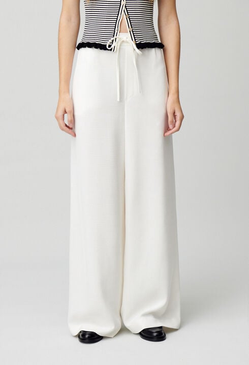 Elasticated fluid trousers