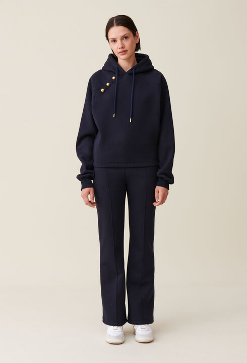 Navy comfort trousers