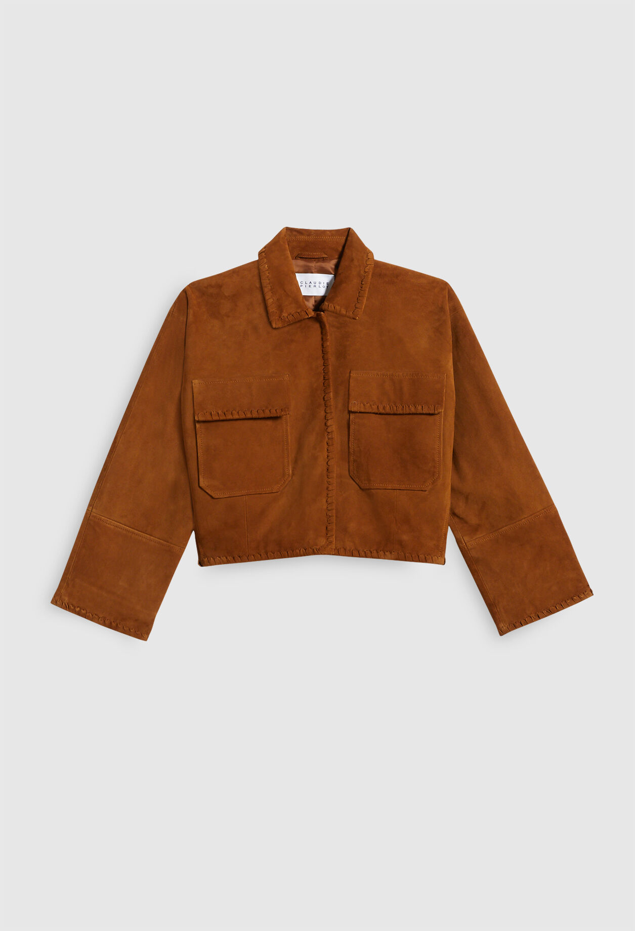 Eco-friendly suede jacket