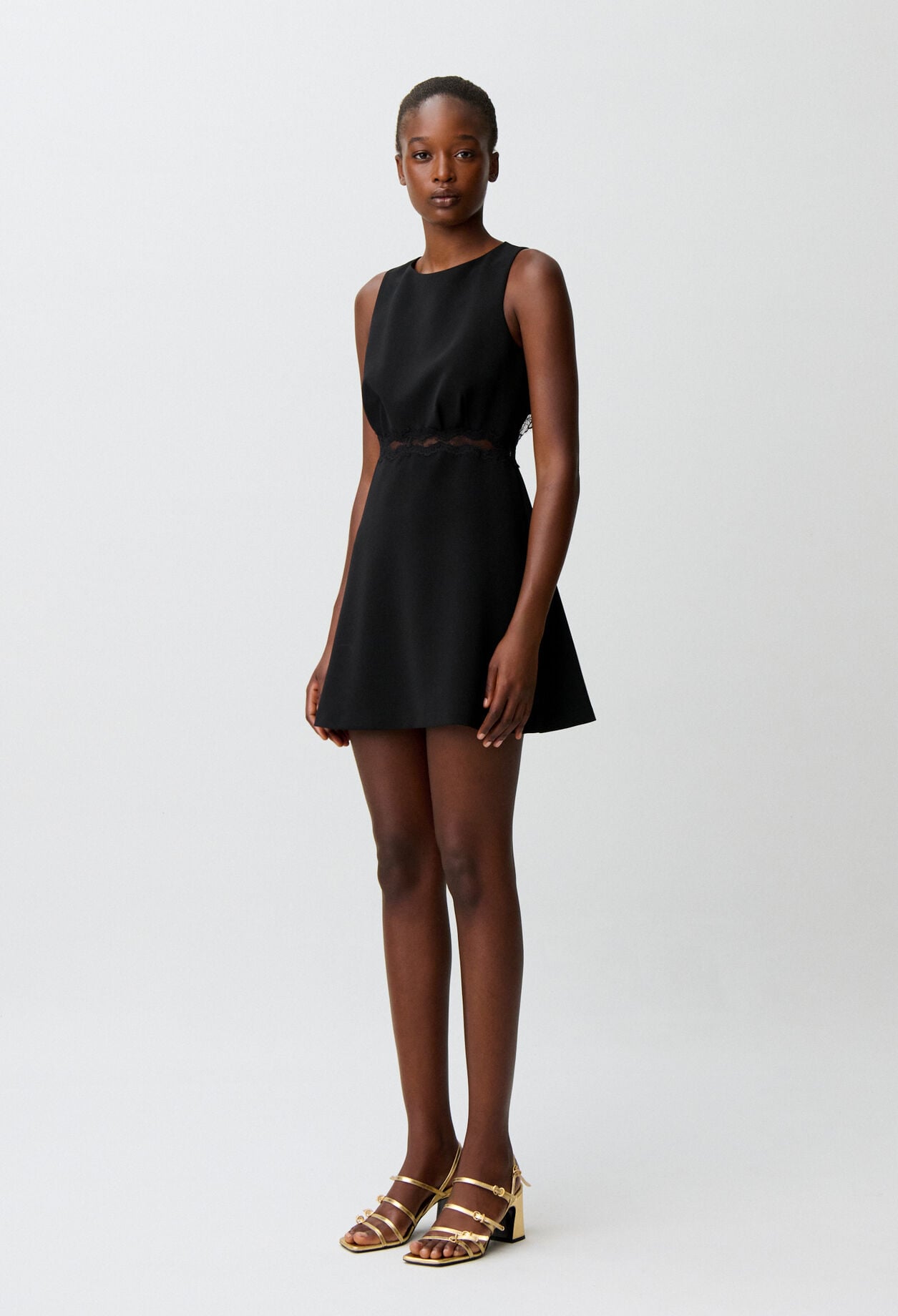 Lace Backless Dress