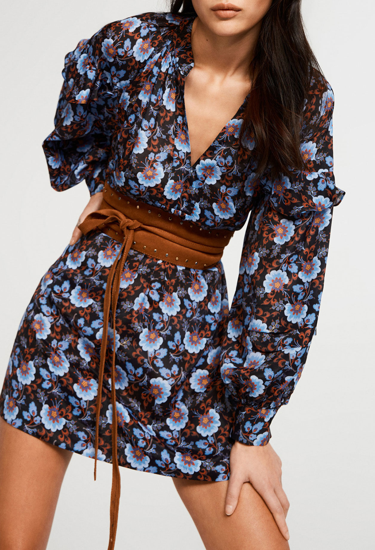 Printed tunic dress