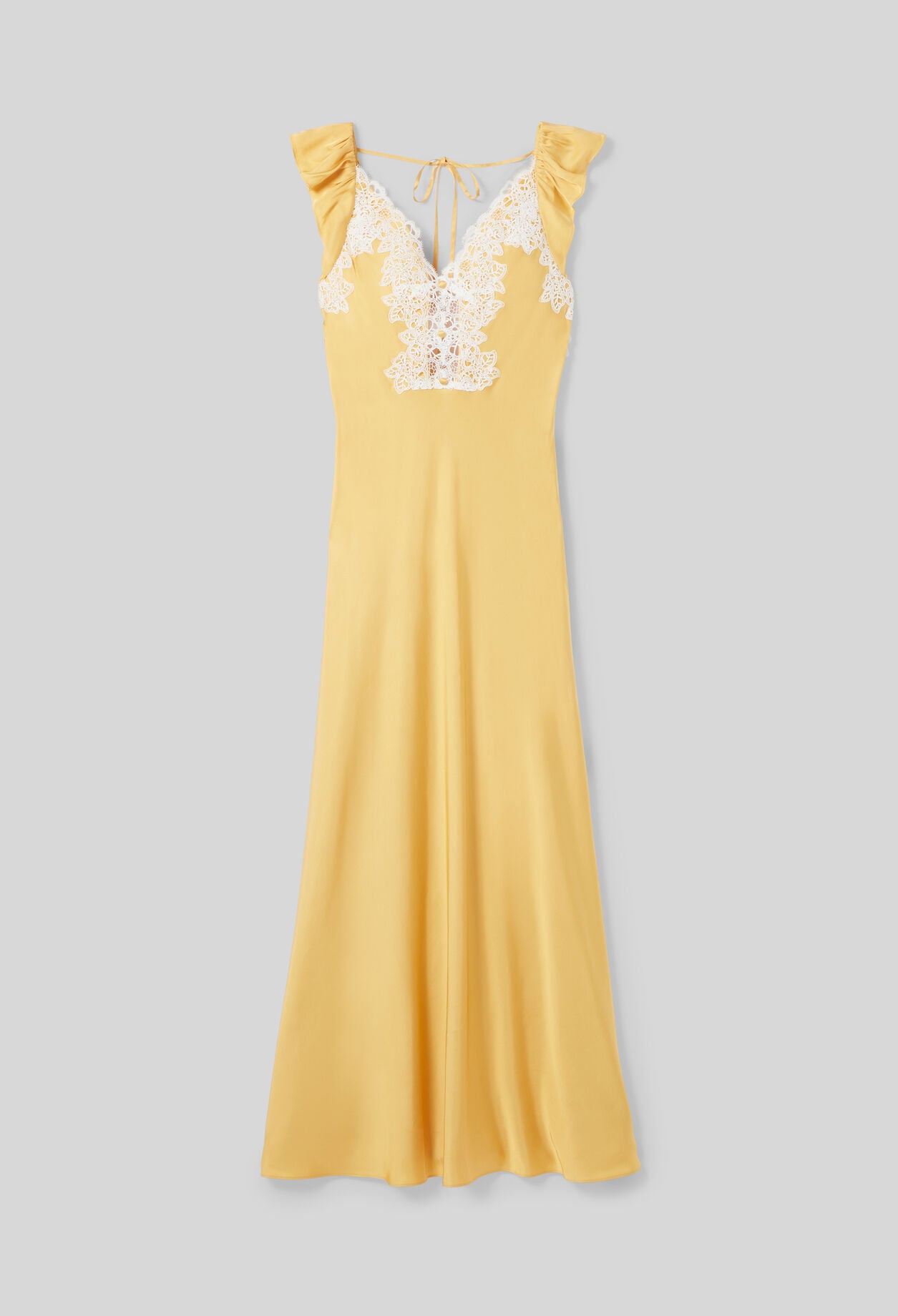Satin lace dress