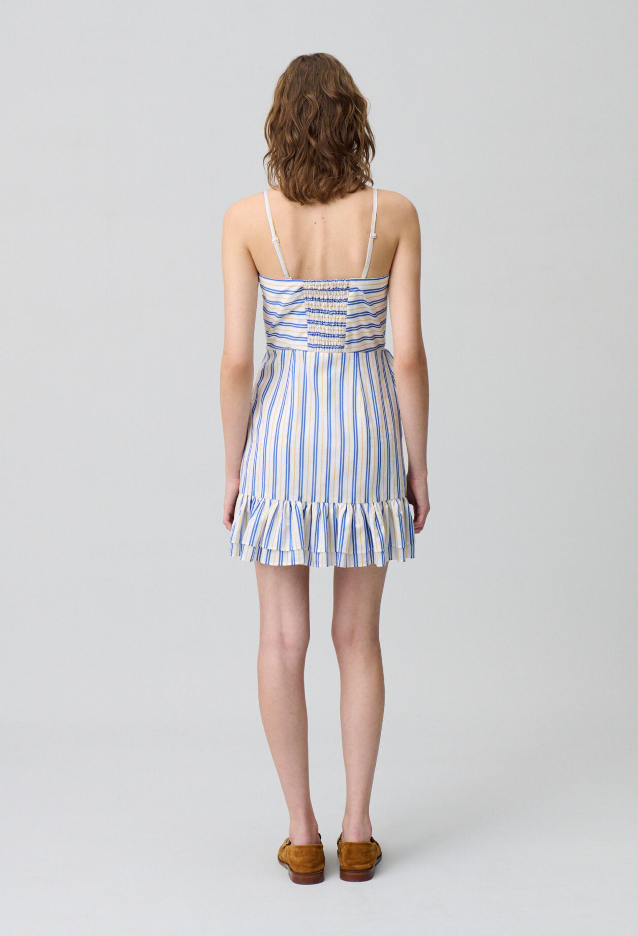 Frilled Short Dress
