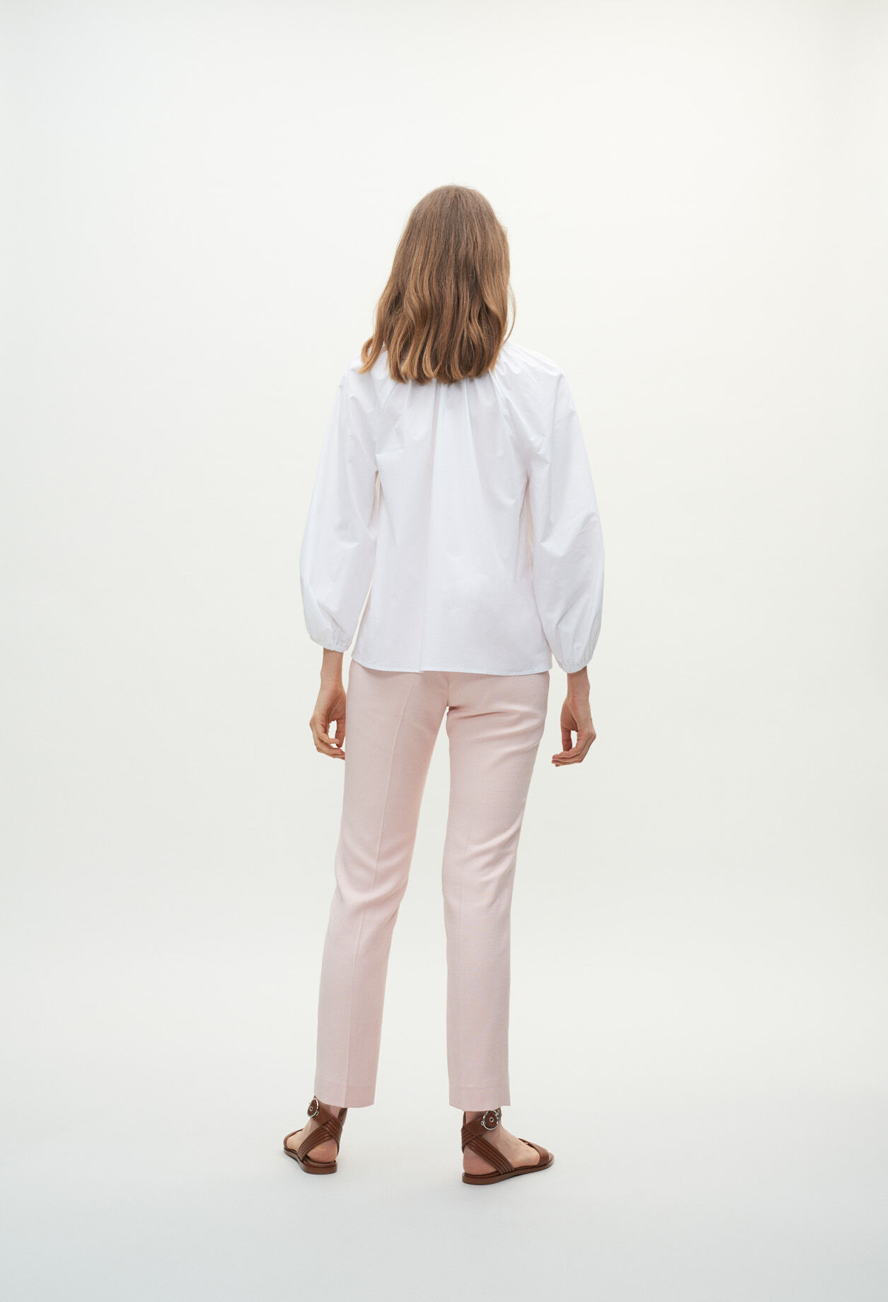 Flared blouse