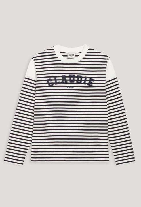 Two-tone Claudie T-shirt 