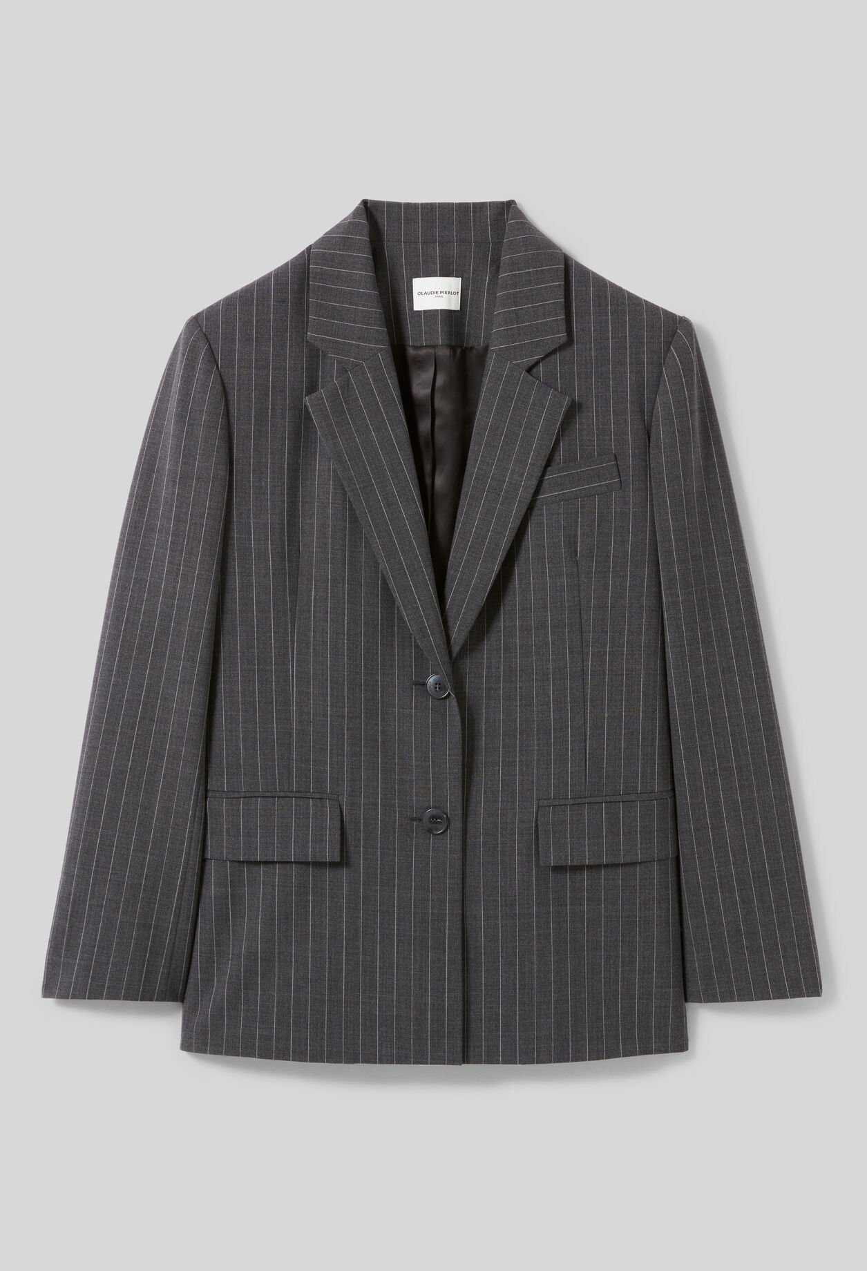 Striped tailored jacket