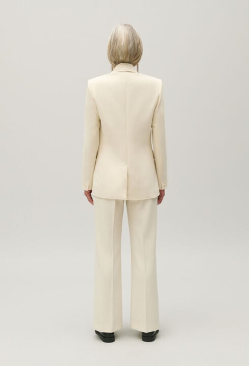 Ivory suit jacket