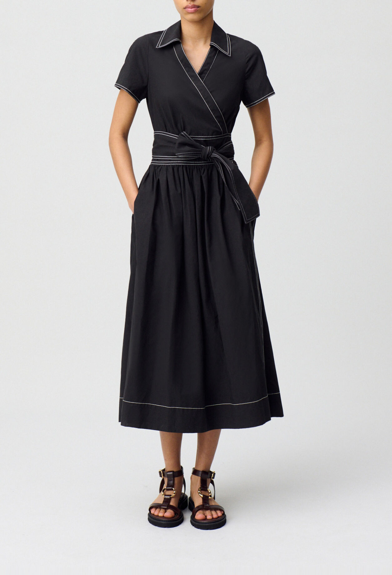 Belted Maxi Dress