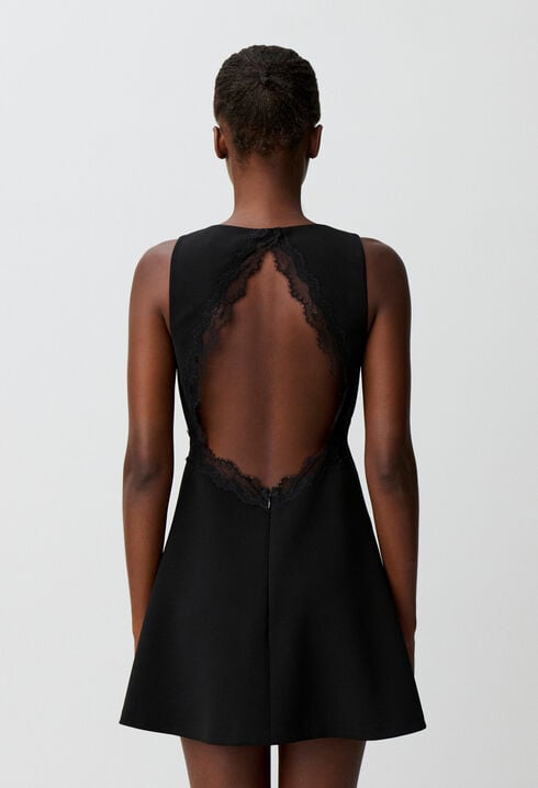 Lace Backless Dress