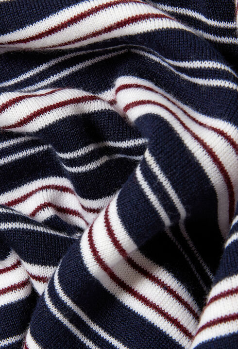 Fine Knit Striped Top