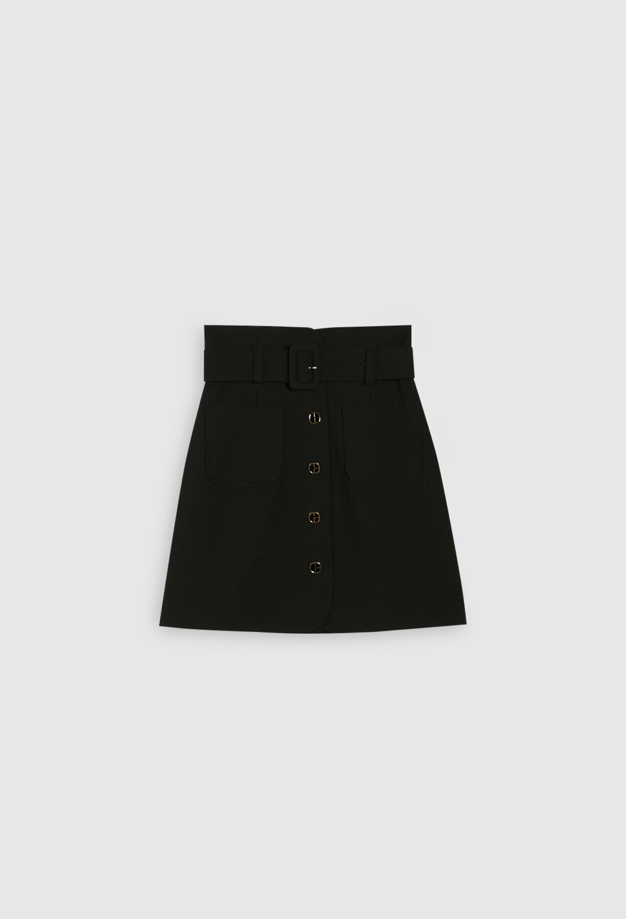 Jupe courte à boutons