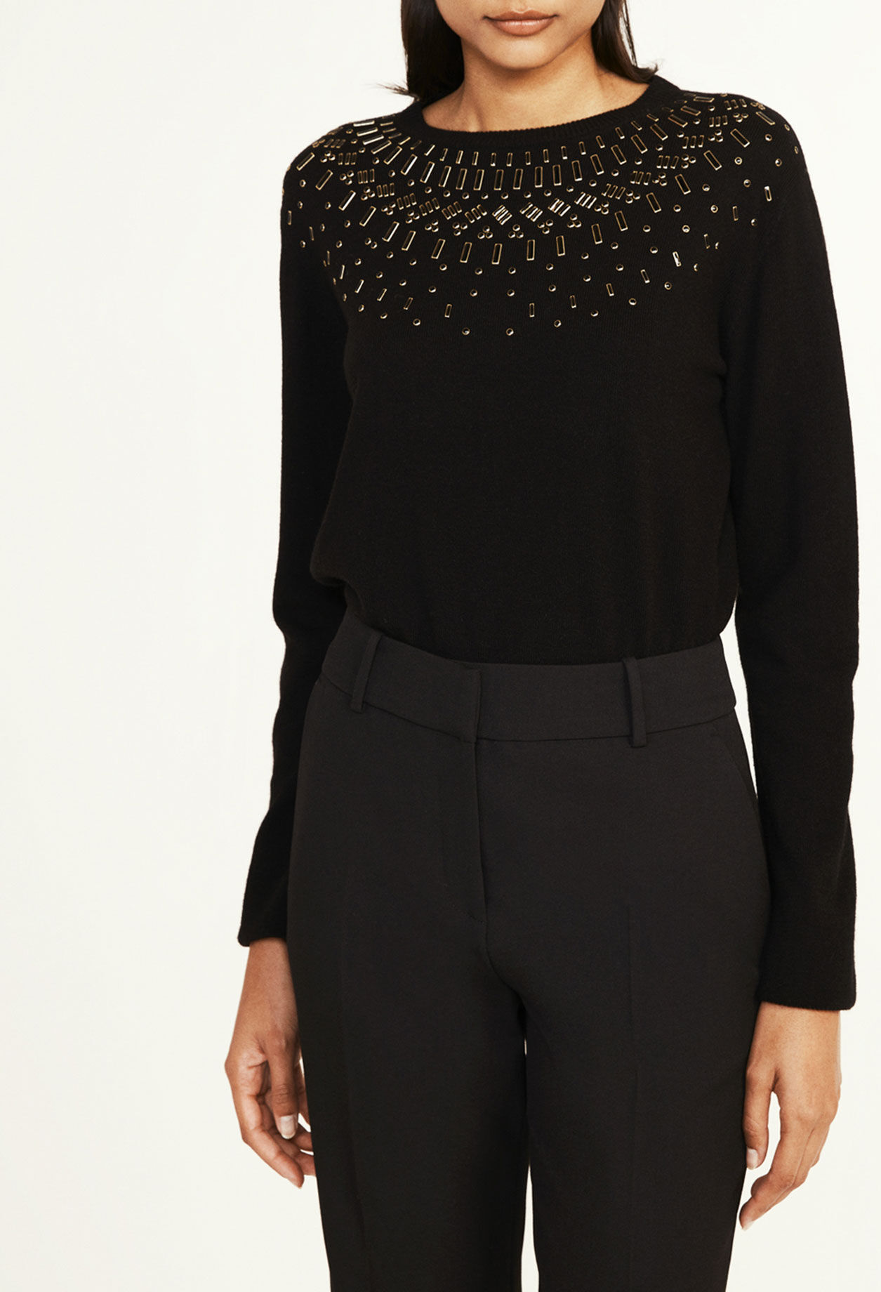 Rhinestone pullover