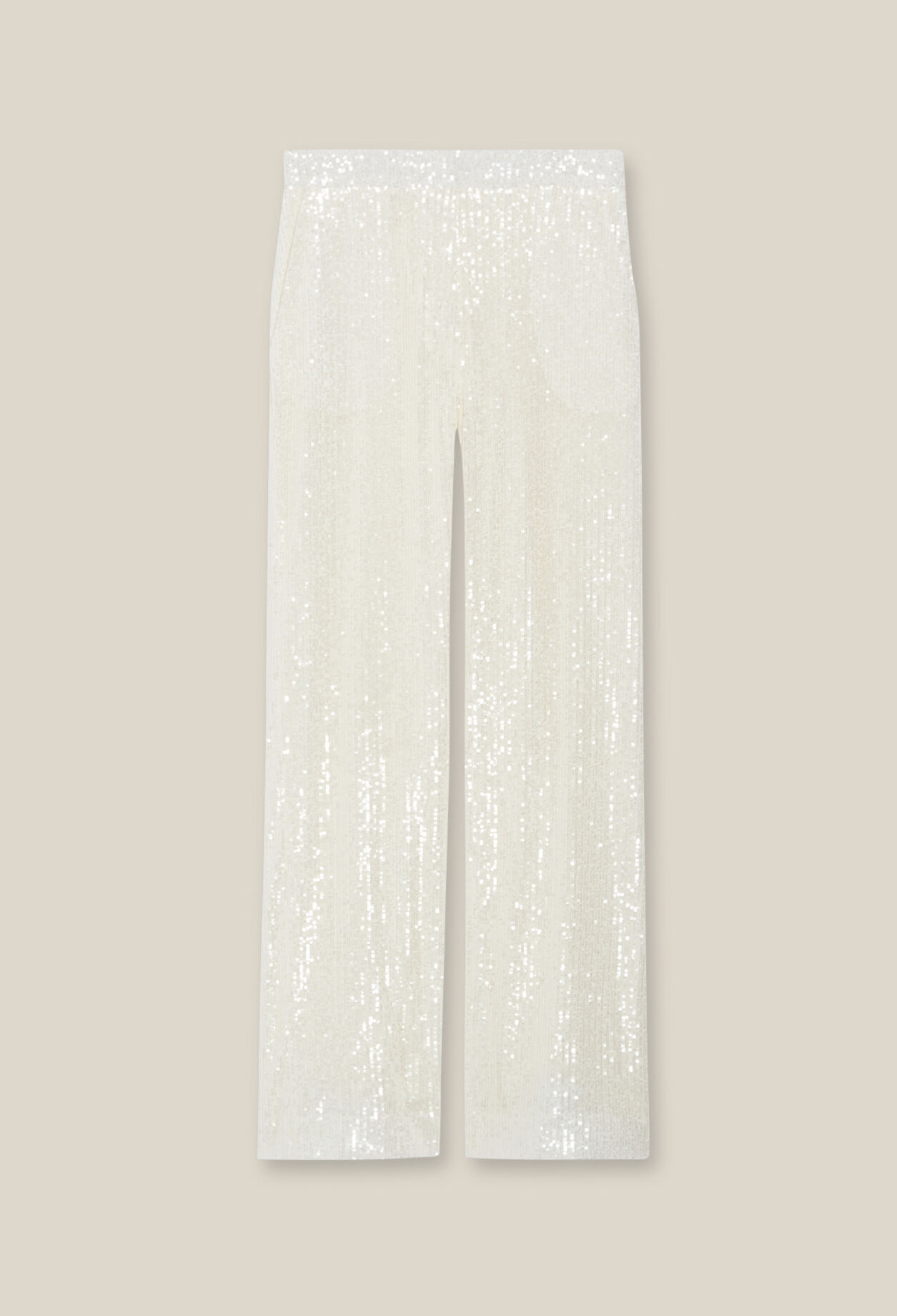 【CLAUDIE PIERLOT】 Ecru T-shirt with Peter Pan collar for women | Claudie Pierlot