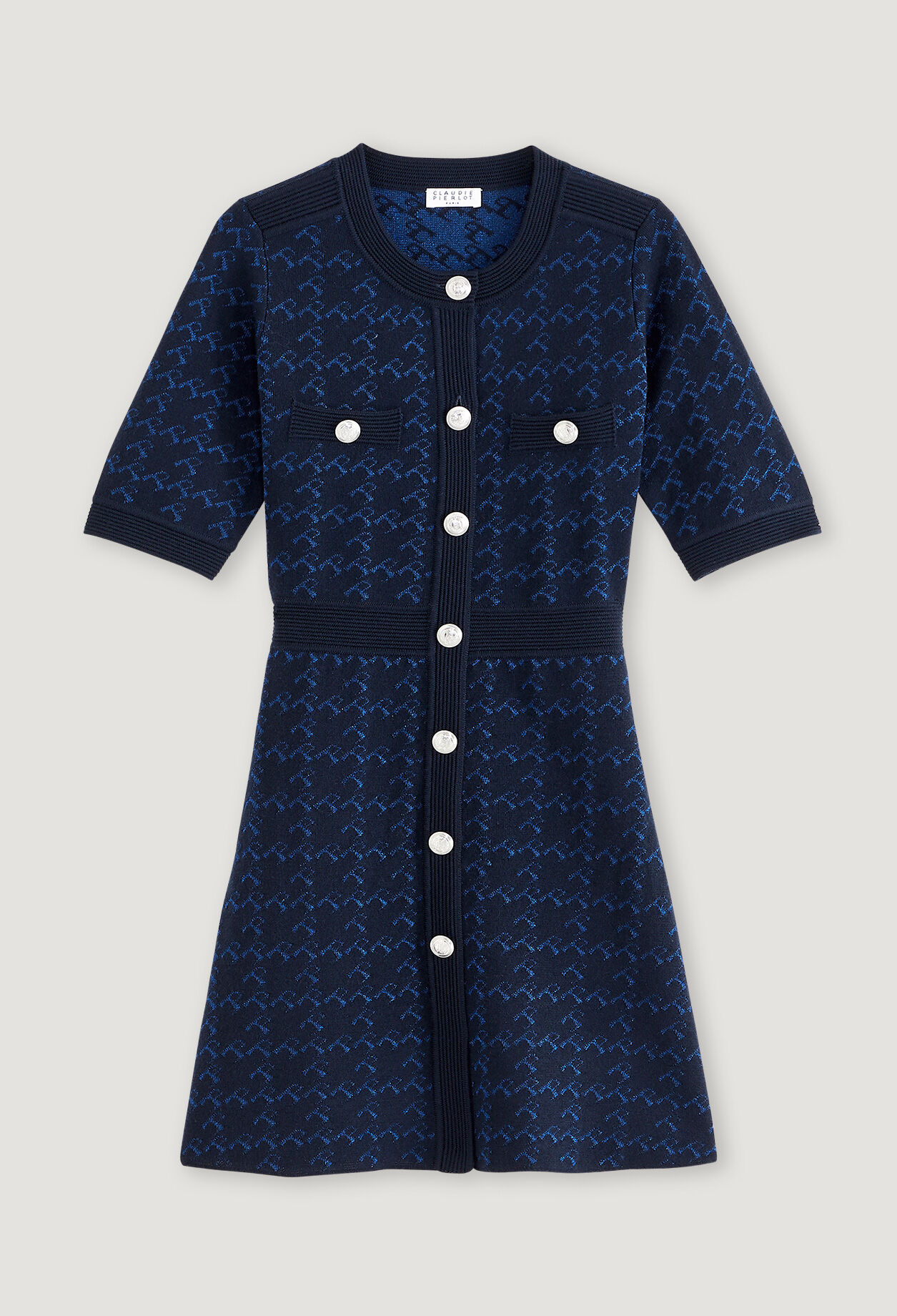 Short knitted dress