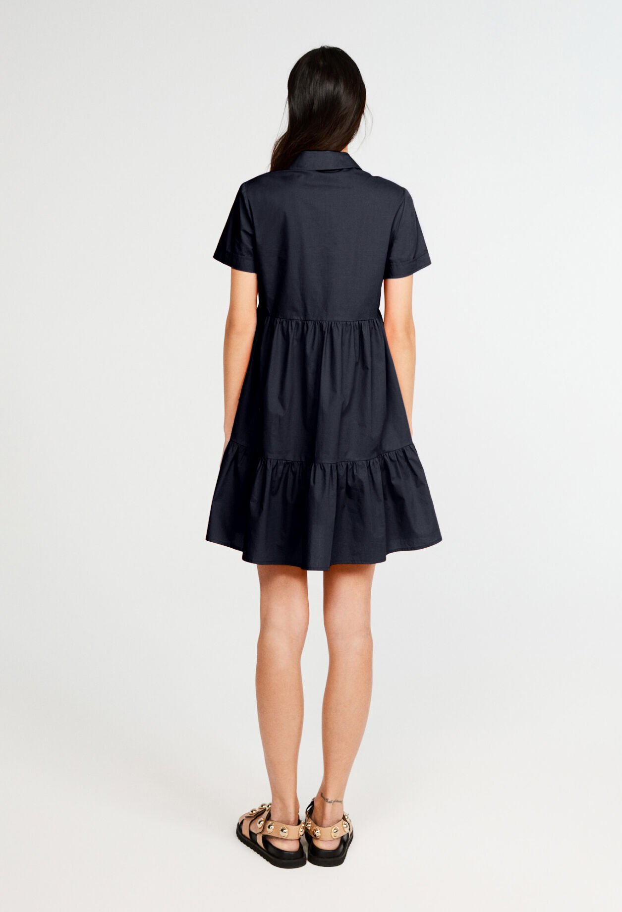 Sleeveless flared dress