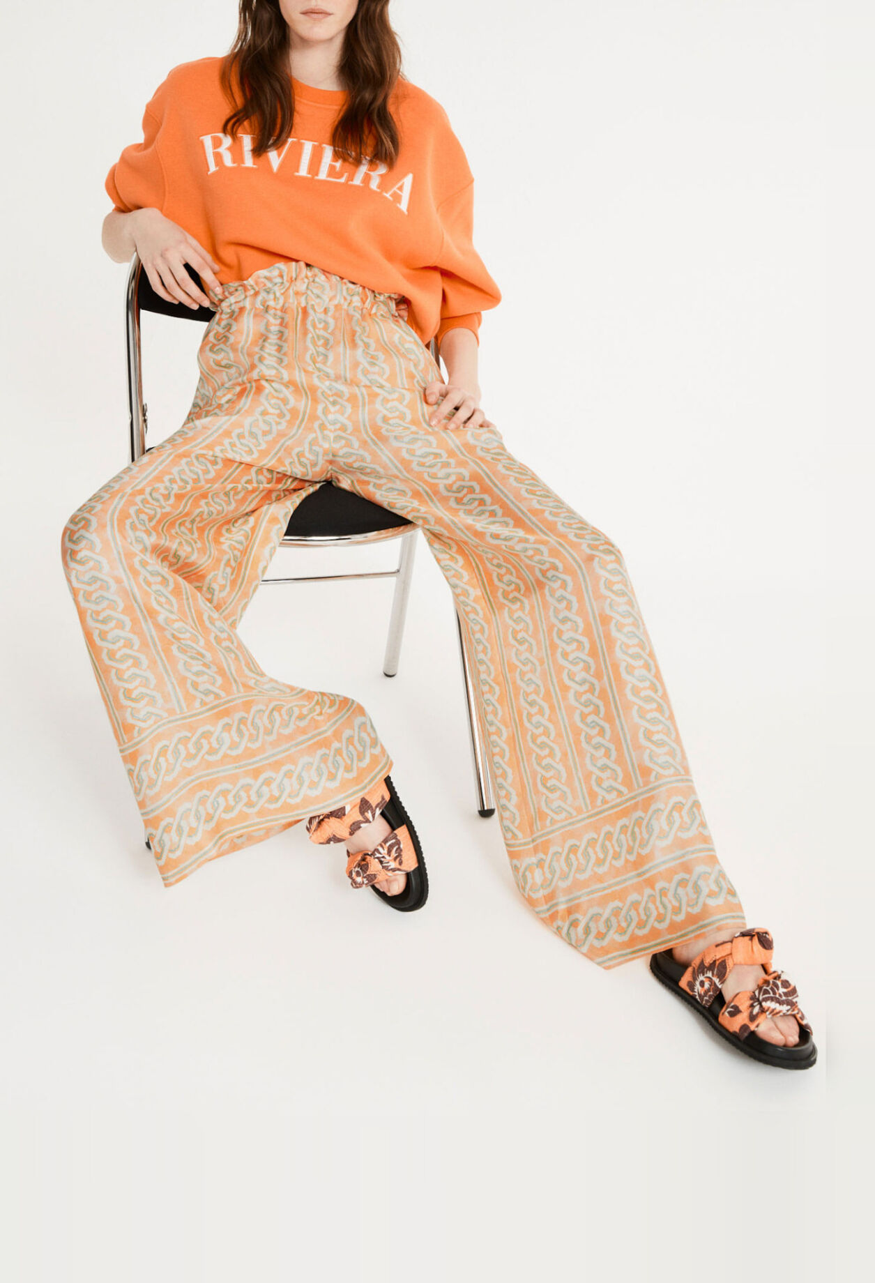 Printed trousers