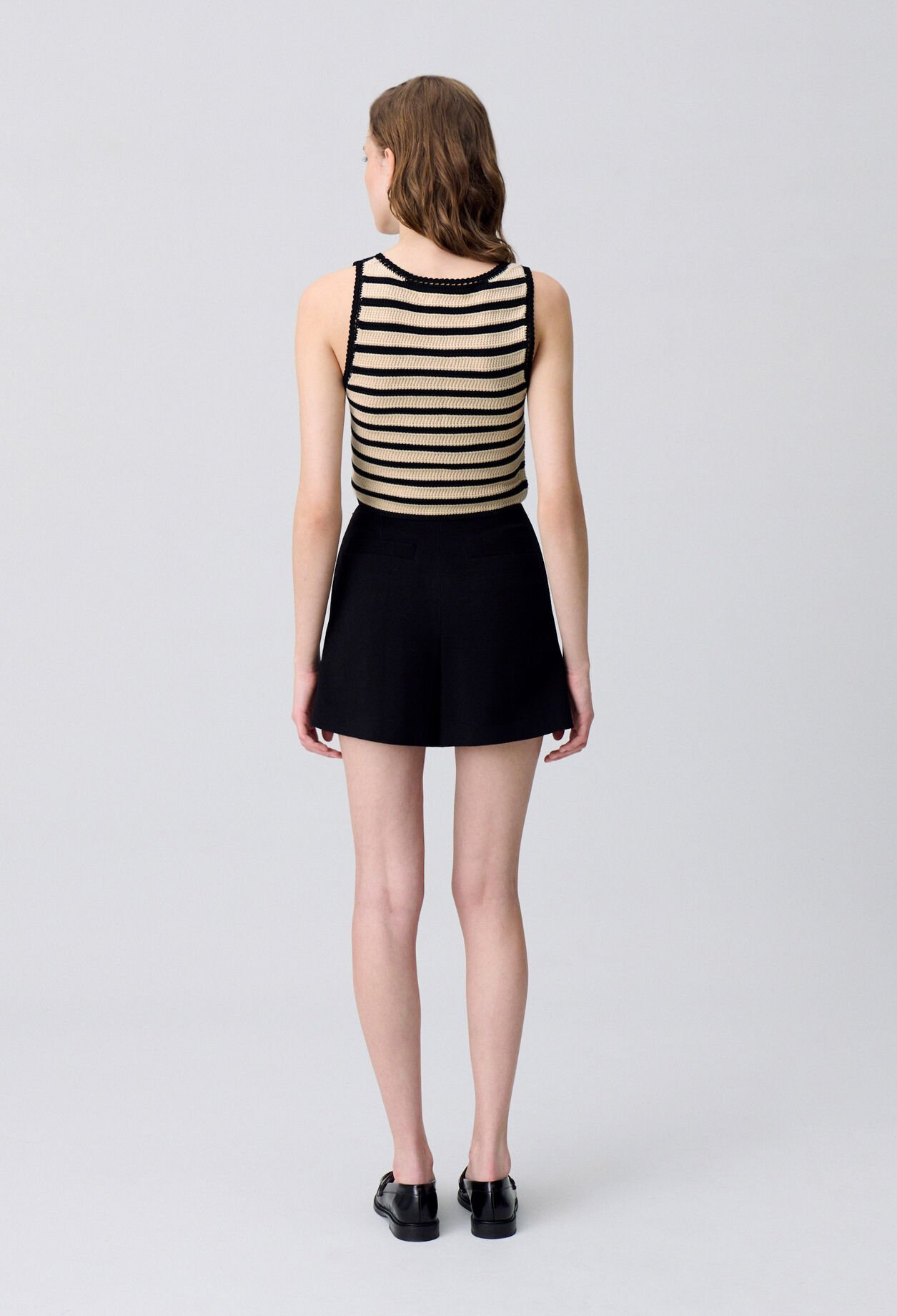 Striped Crochet Top