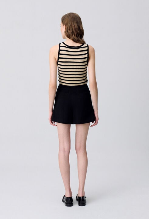 Striped Crochet Top