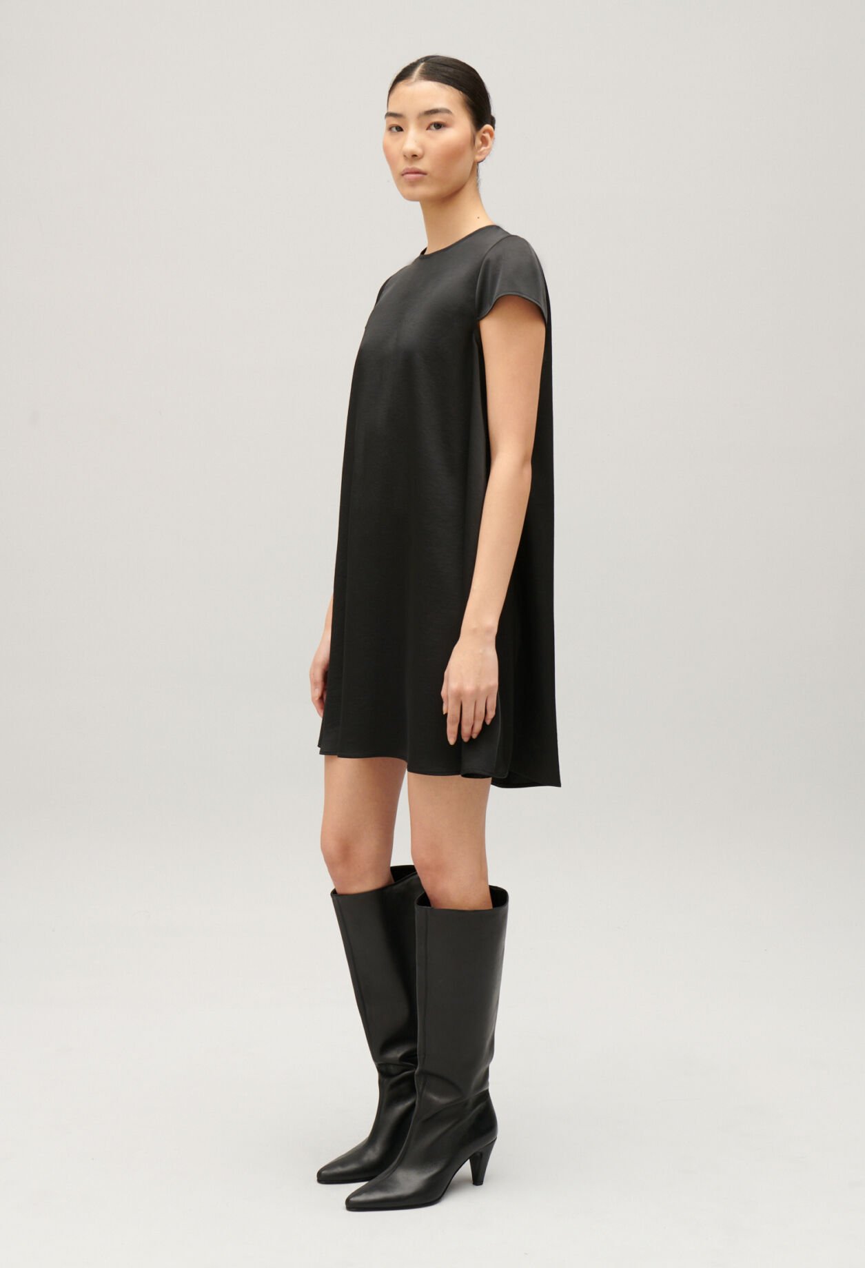 Short flowing babydoll dress