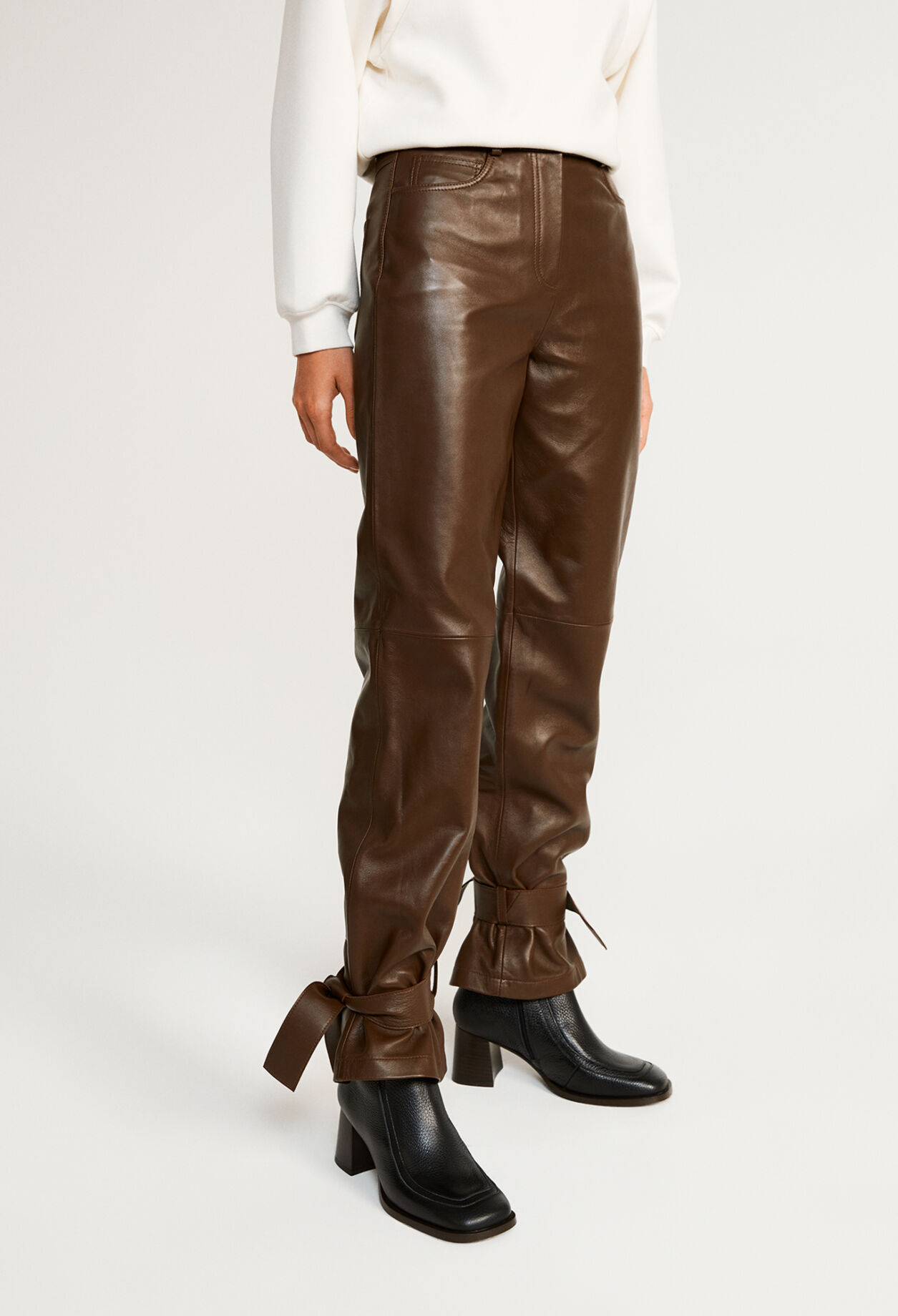 Leather trousers