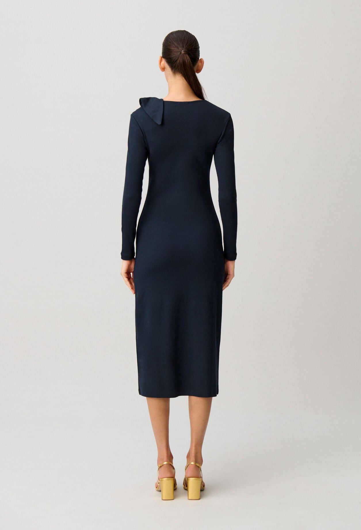 Long knit dress