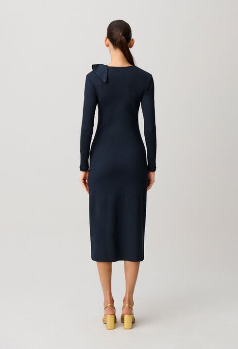 Long knit dress