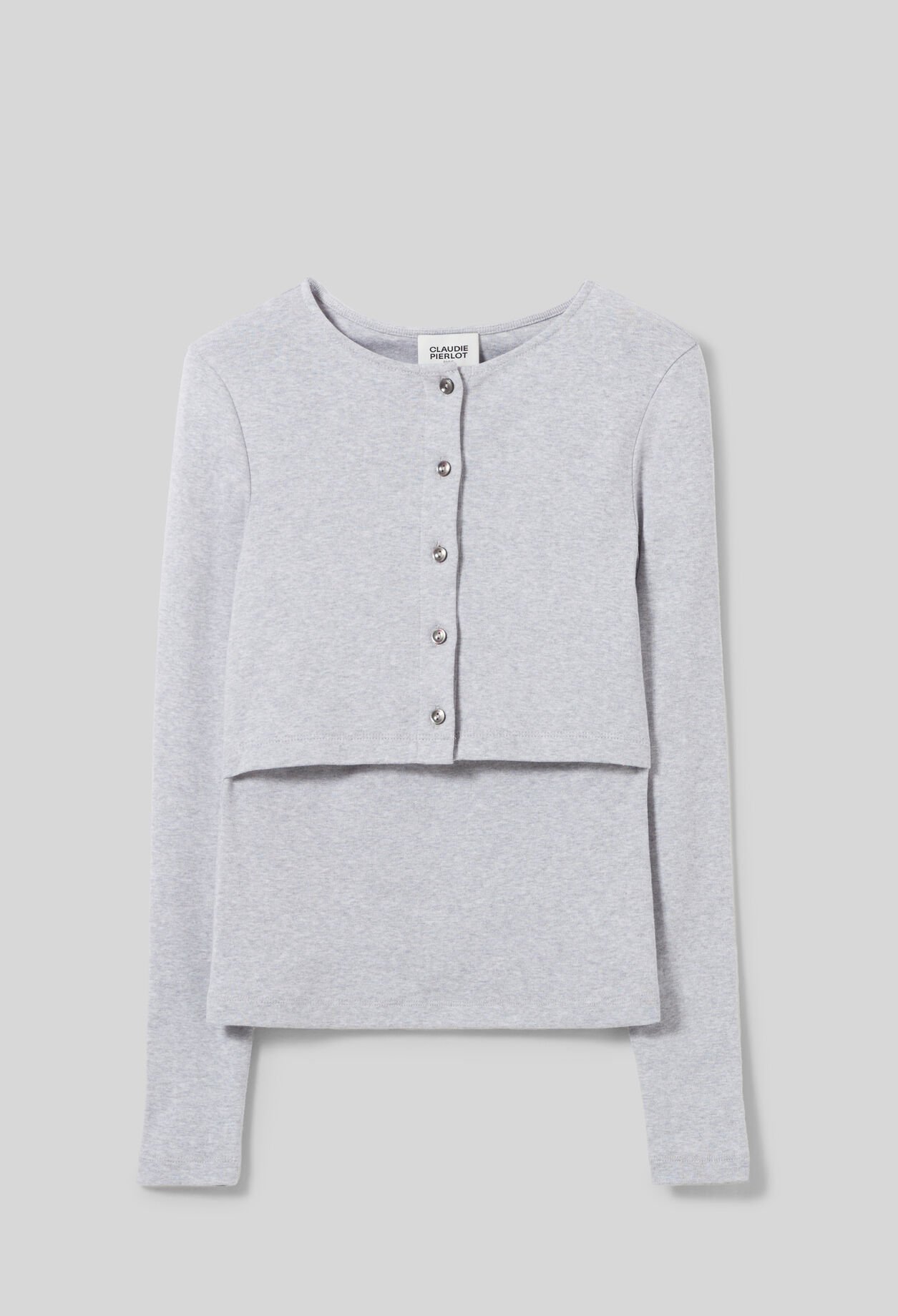 Cotton Cardigan T-Shirt Set