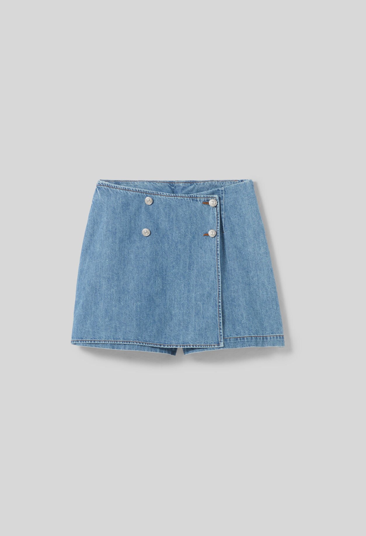 Denim skort