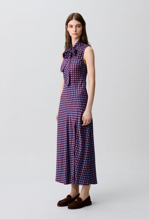 Flowy lace maxi dress