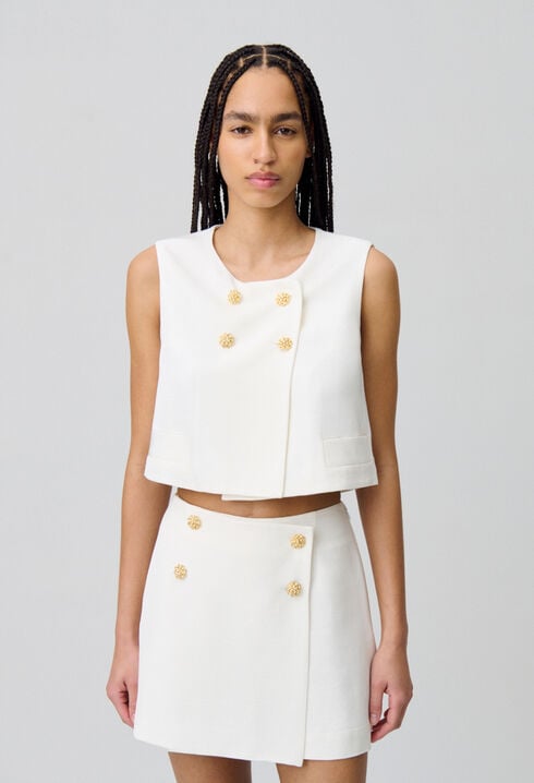 Sleeveless Top Blazer