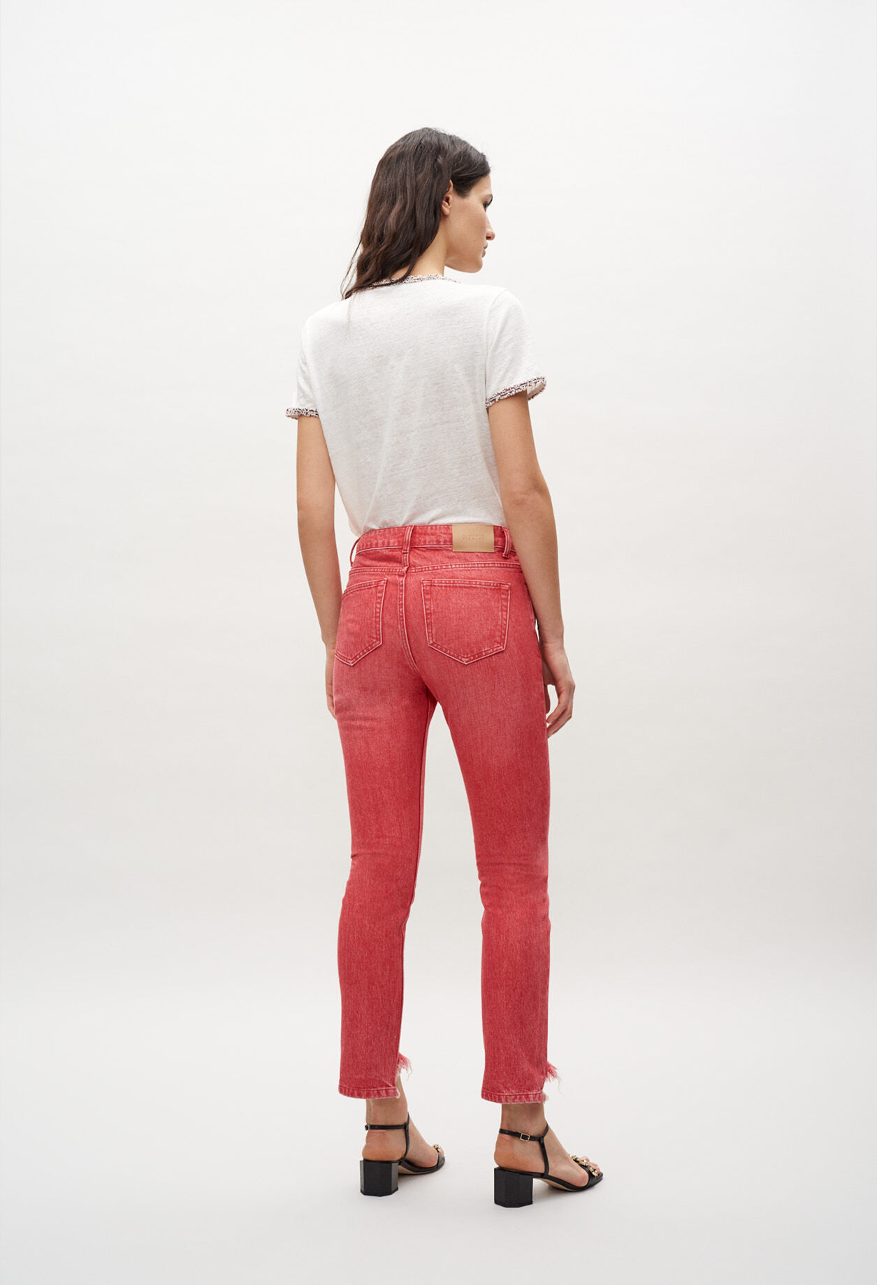 Dyed mom jeans