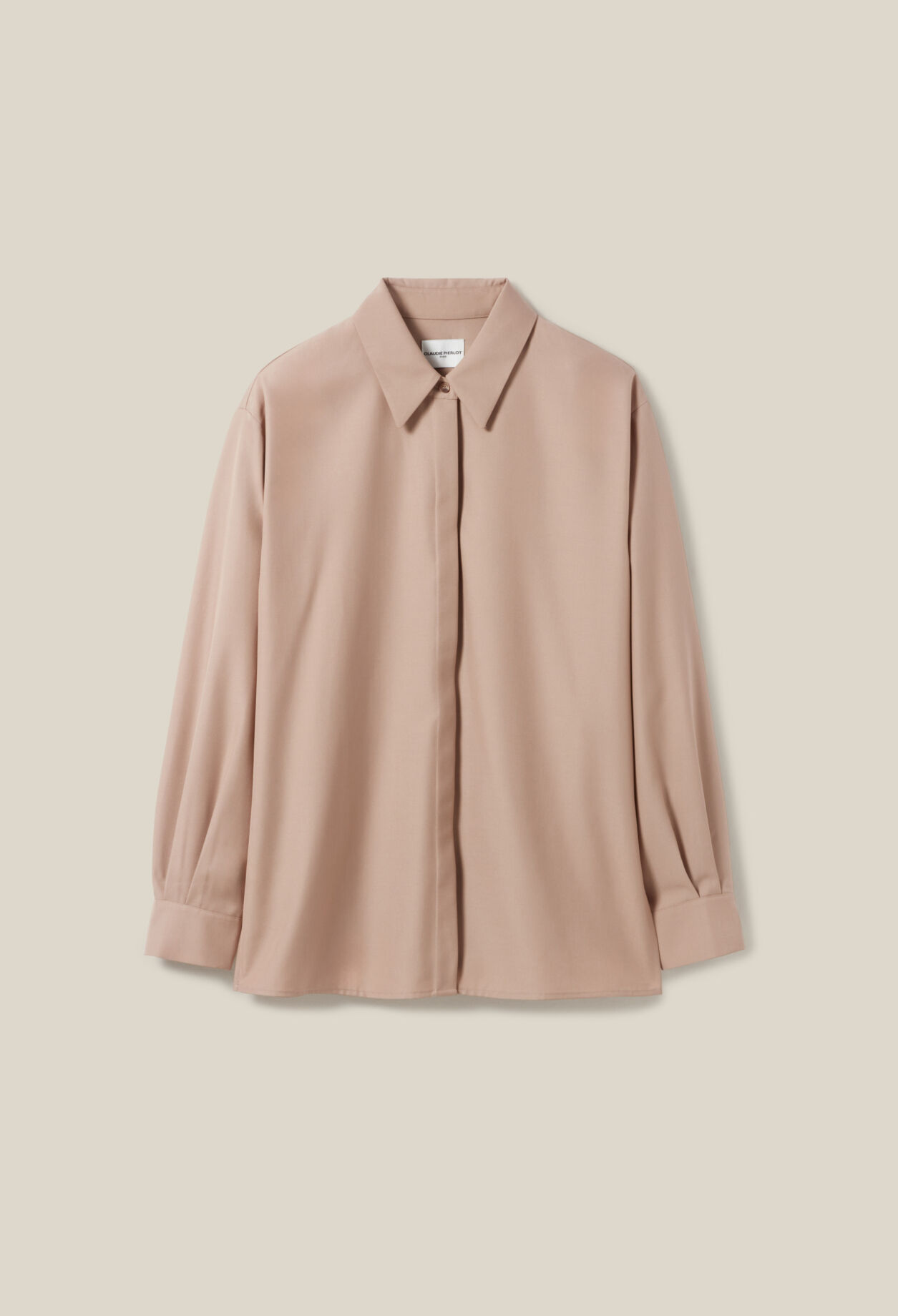 Pleated Oversized Shirt