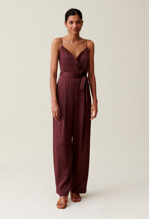 Belted Cappuccino Jumpsuit