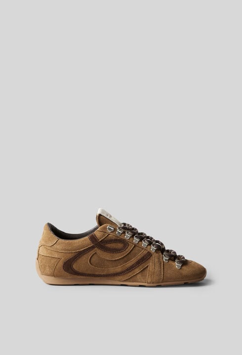 Suede trainers