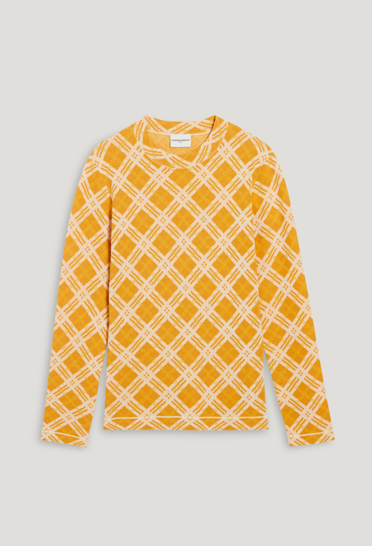 Yellow checked jumper