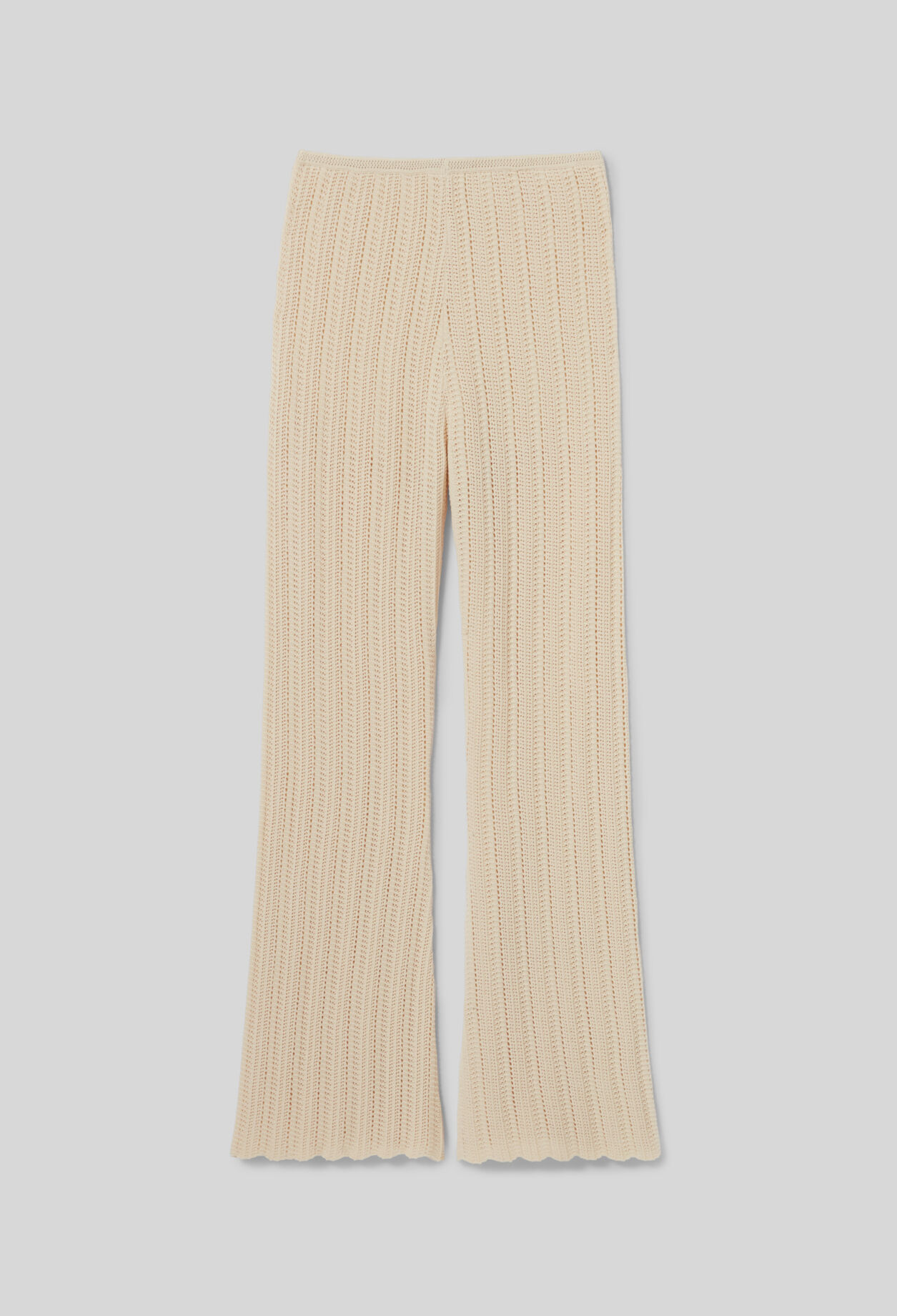 Crochet Detail Flowing Trousers