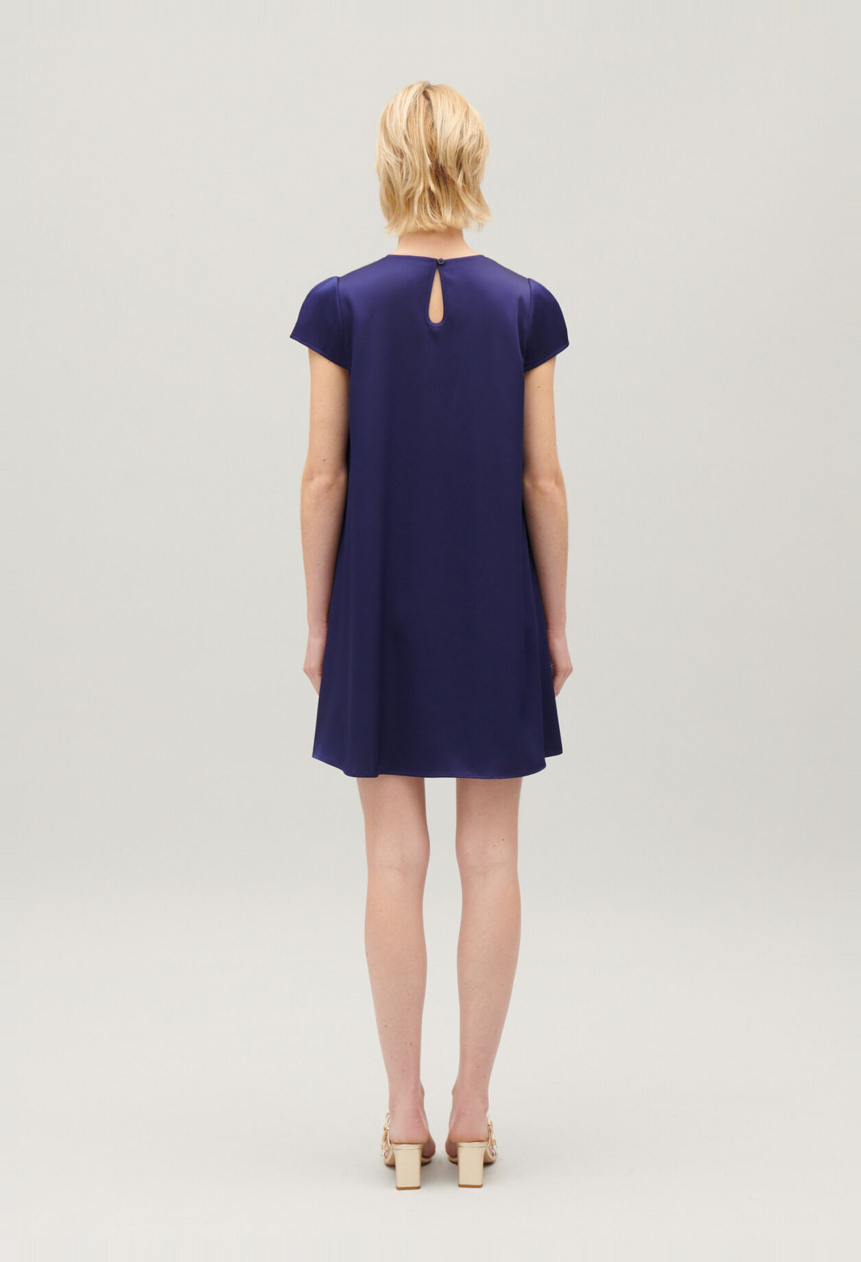 Short flowing babydoll dress