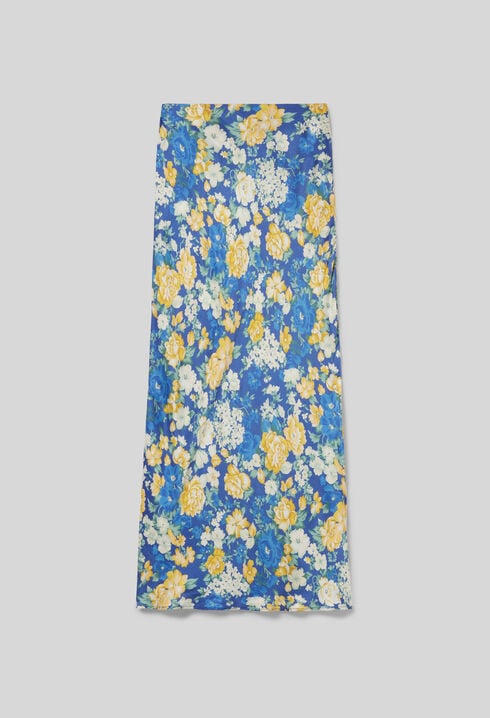 Floral Midi Skirt