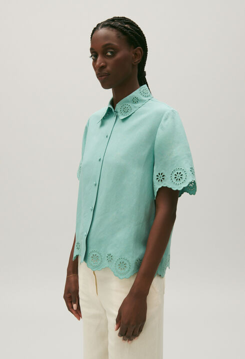 Broderie anglaise shirt