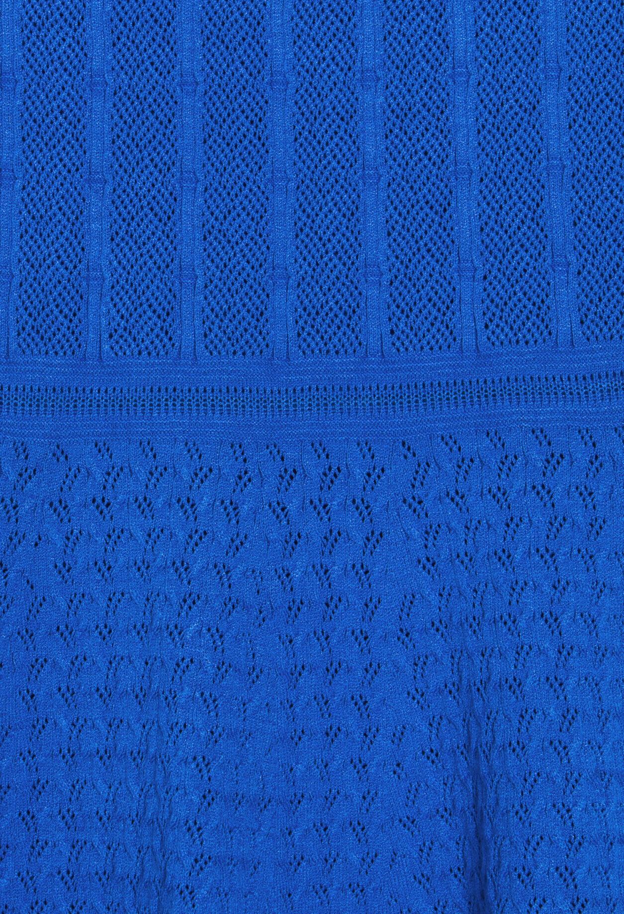 Blue short knitted dress