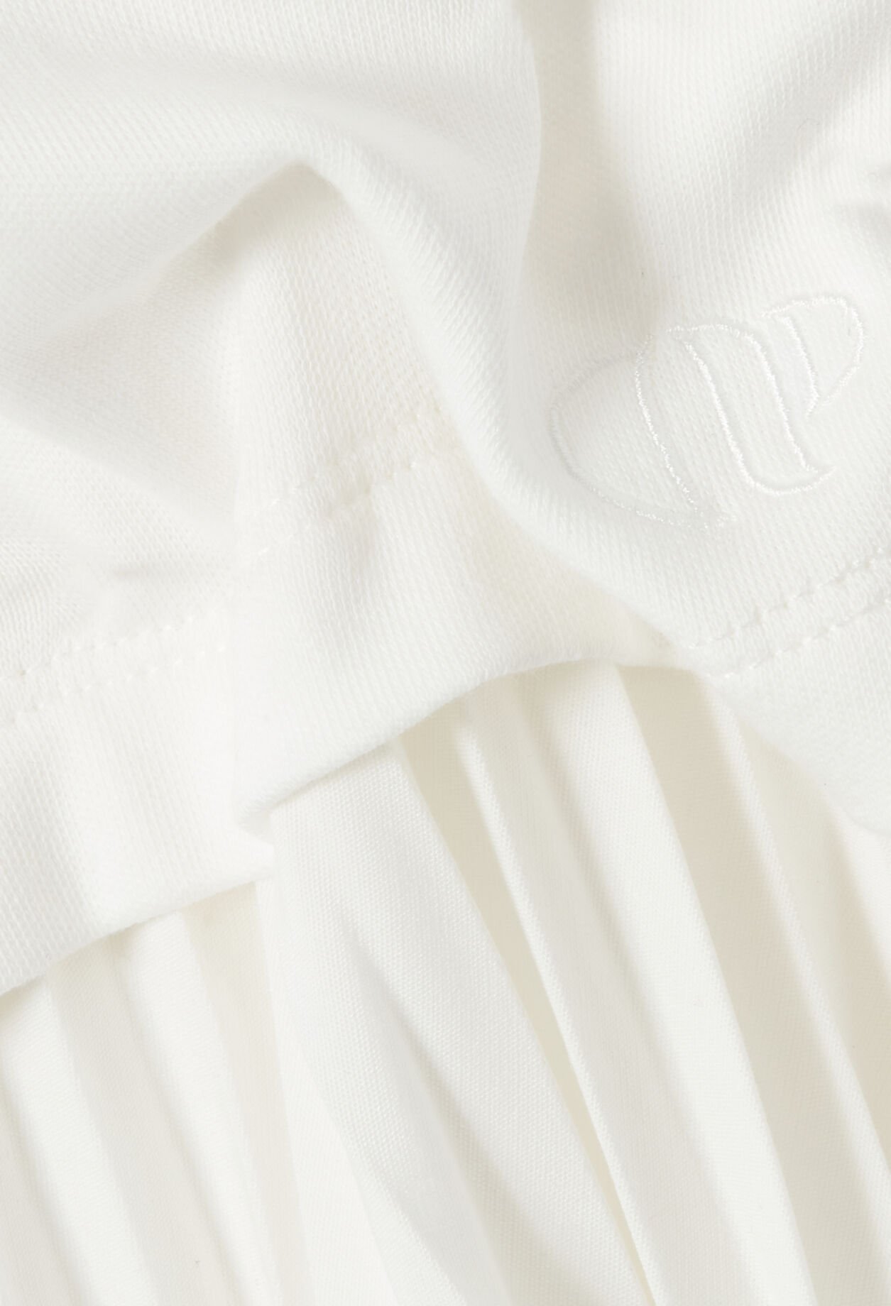 Twist Dual-Fabric Dress