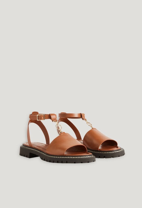 Leather sandals