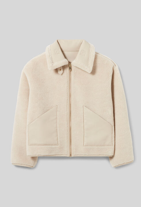 Shearling-Effect Coat