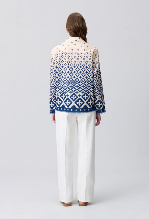 Printed Fluid Shirt