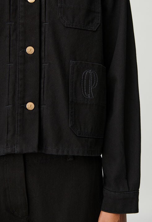 Denim worker jacket