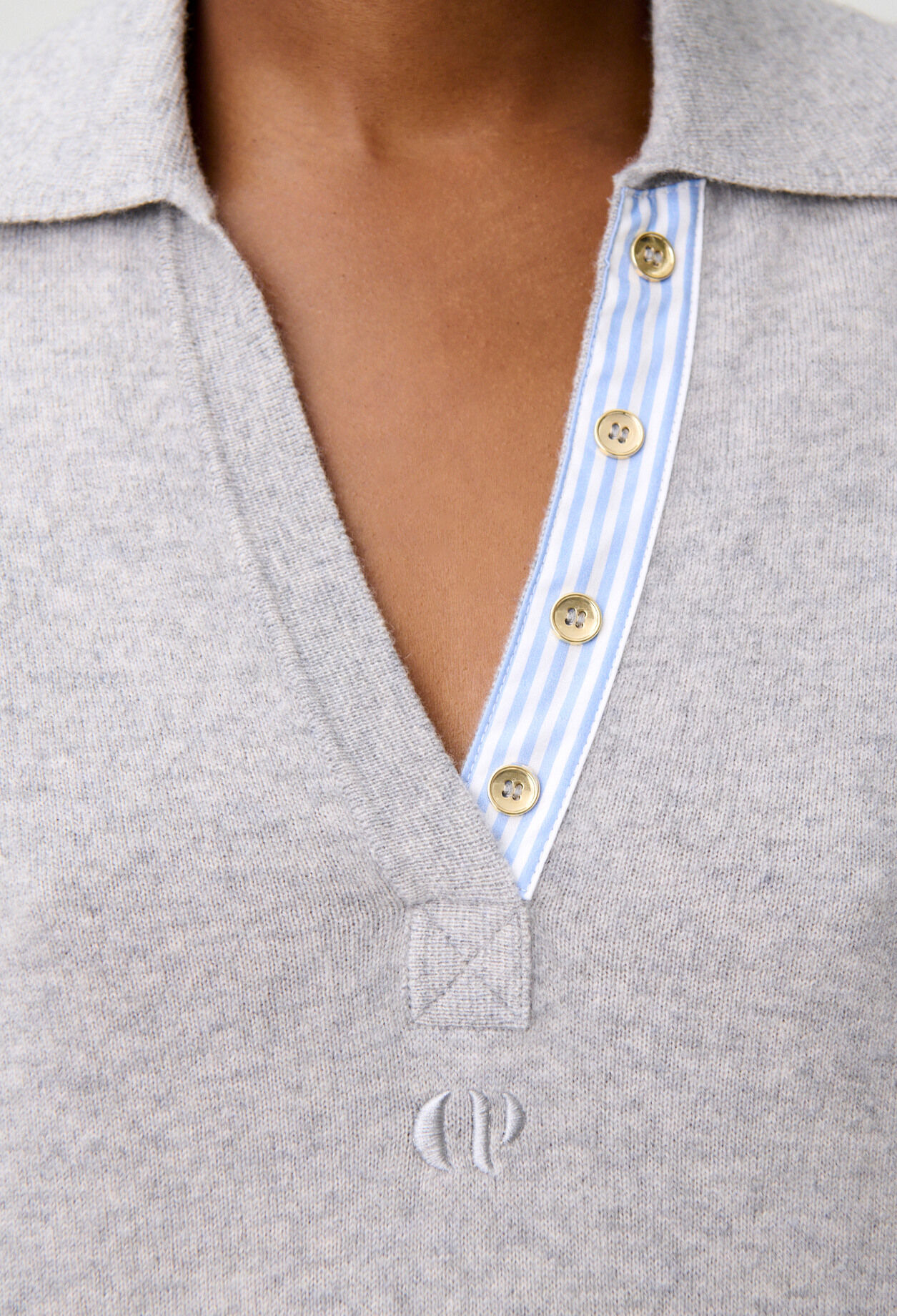 Wool Polo Jumper