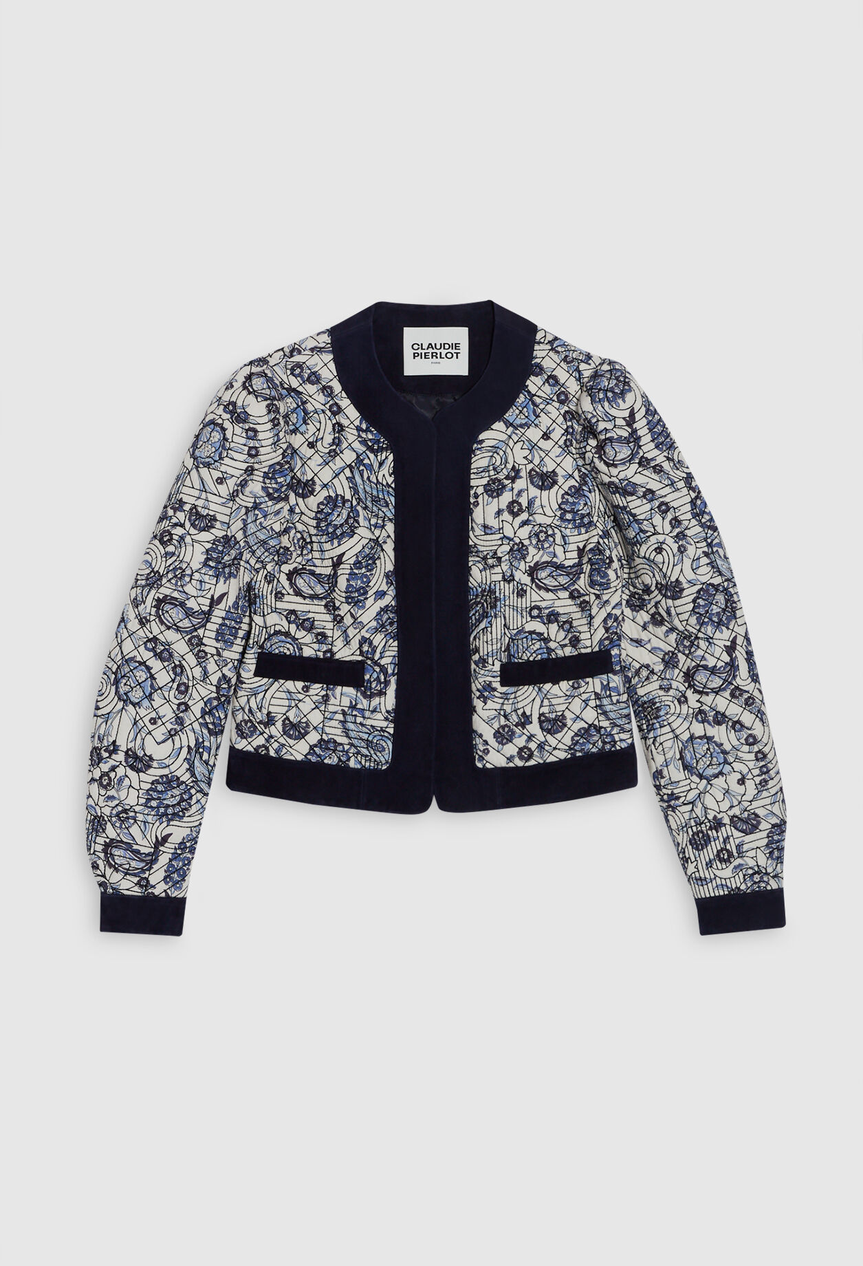 Blouson matelassé à motifs