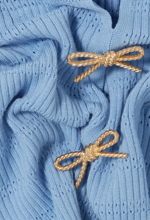 Knit Jumper with Bow Details