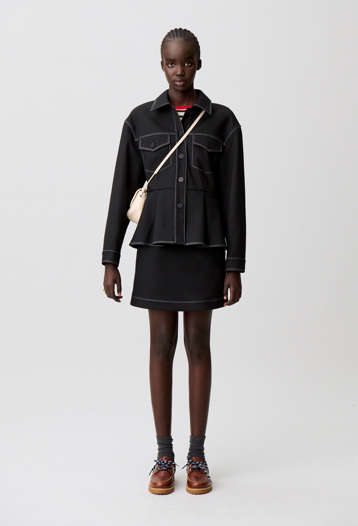 Fitted peplum jacket for women | Claudie Pierlot