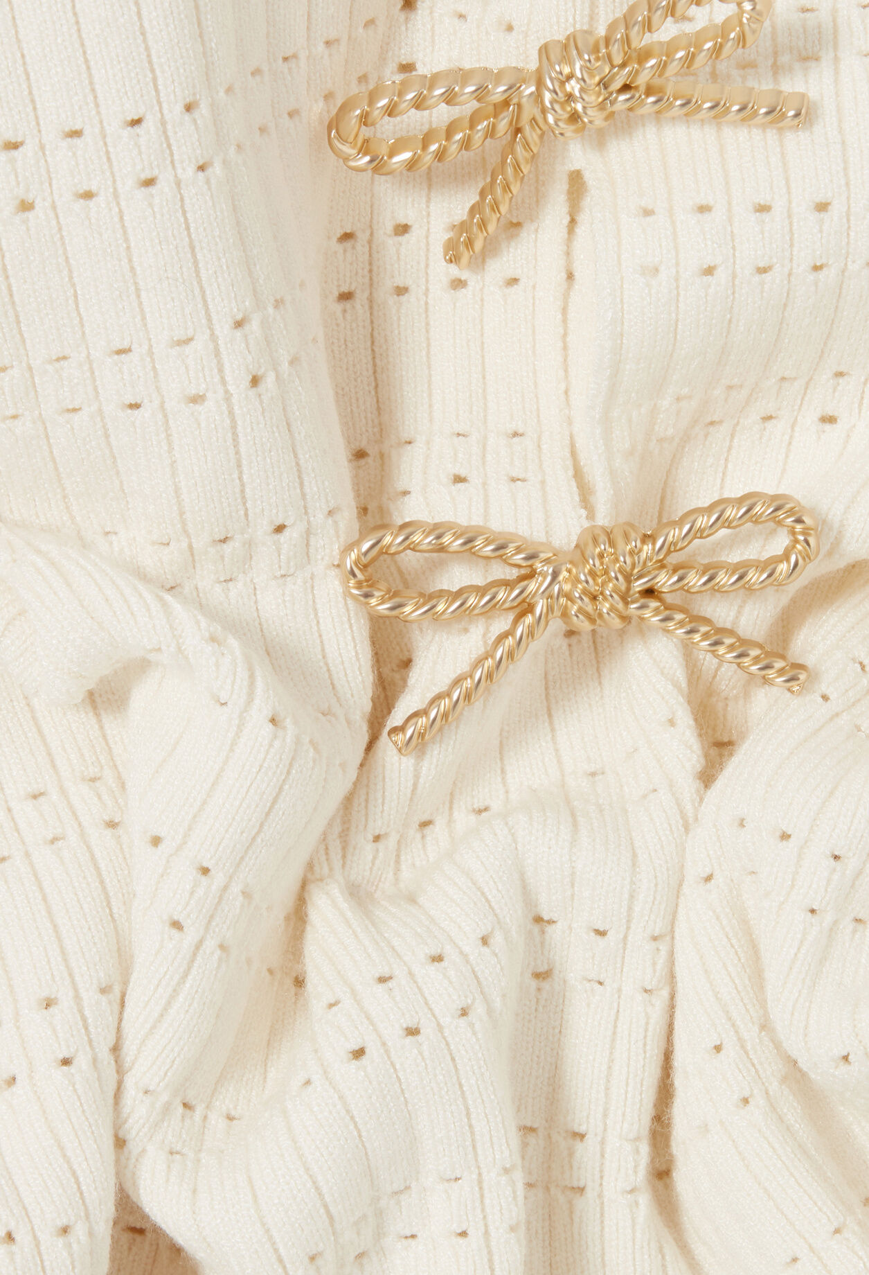 Knot Detail Knit Bodysuit